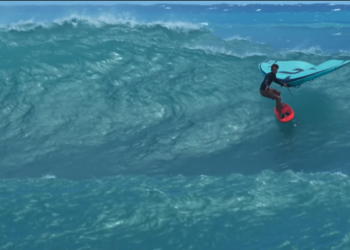 Titouan Galea score epic waves on rare south swell in Maui Hawaii